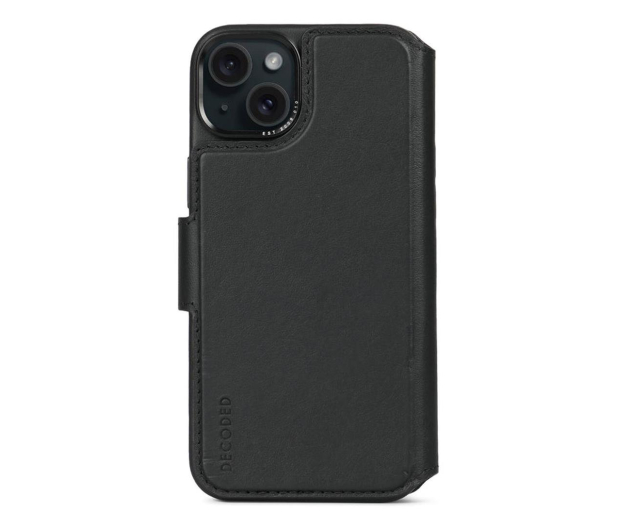 Decoded Leather Detachable Wallet do iPhone 15 Plus black D24IPO15PLDW5BK - 1187395 - zdjęcie 2